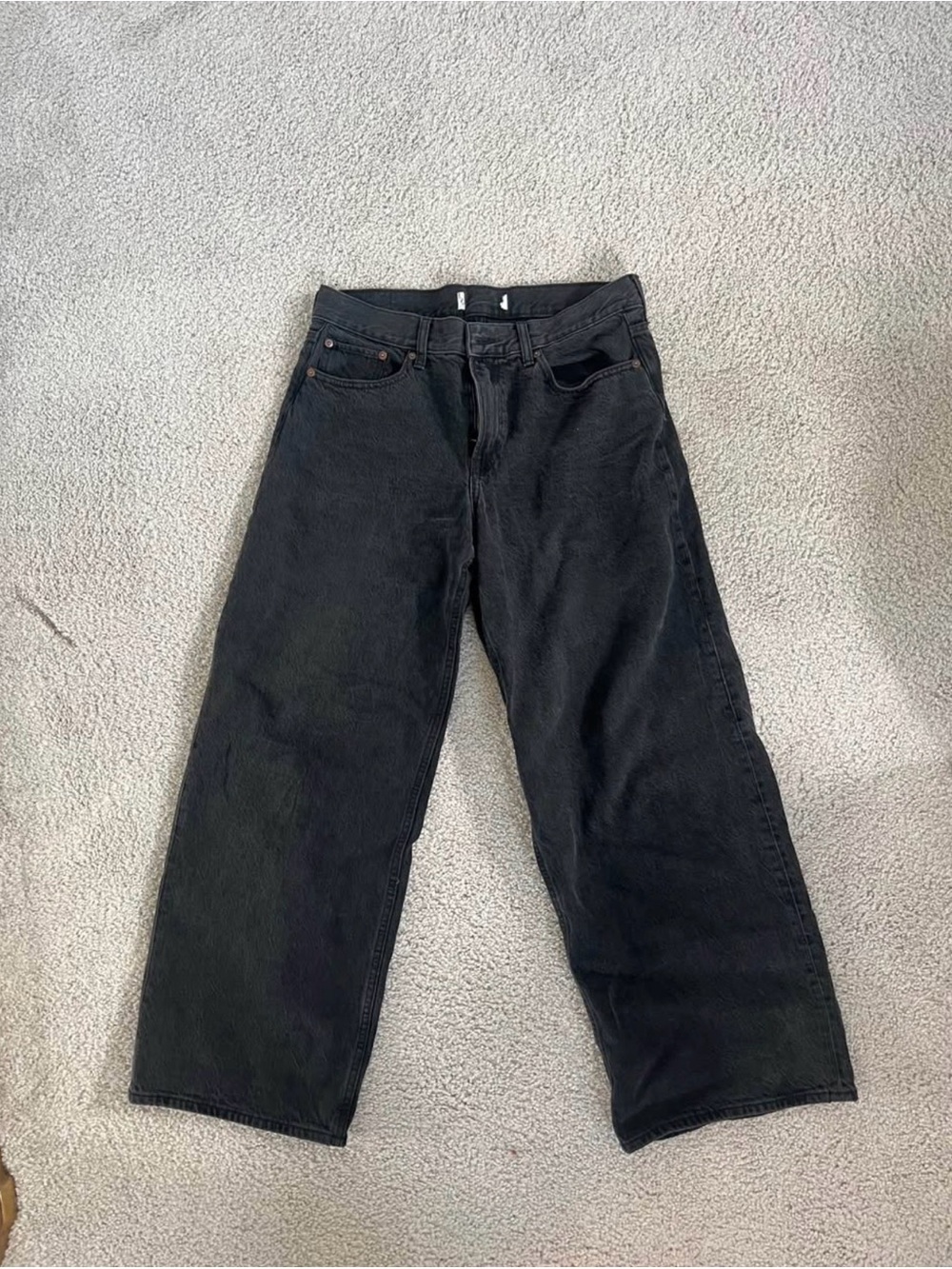 Abercrombie & Fitch Black Boyfriend Jeans